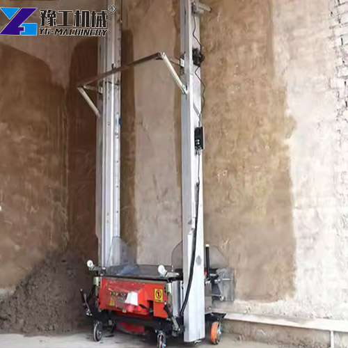 Wall plaster removal machine
