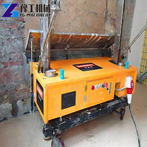 automatic wall cement plastering machine
