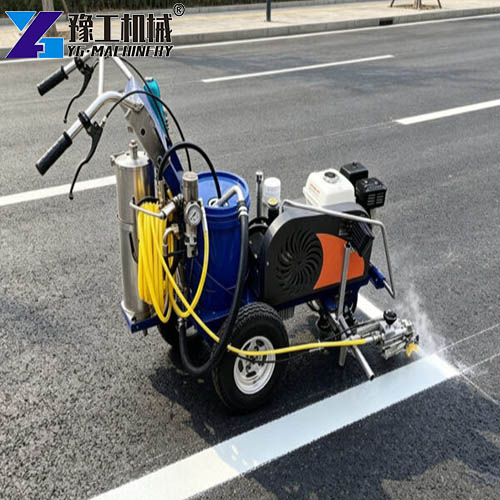 cold spray road marking machine