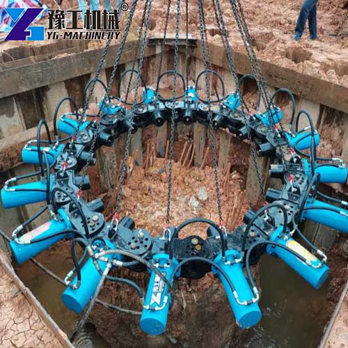 concrete pile cutting machine