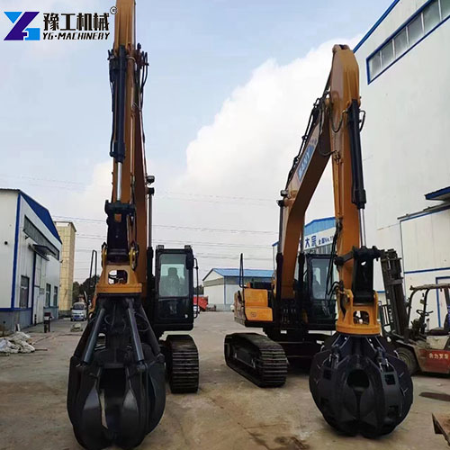excavator hydraulic grapple