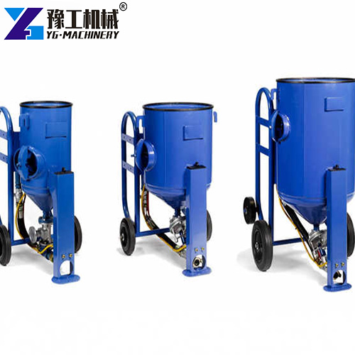 mobile sandblasting machine