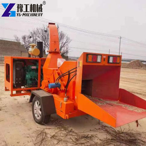mobile wood chipper application