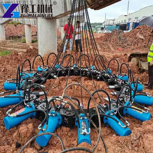 pile head breaking machine price