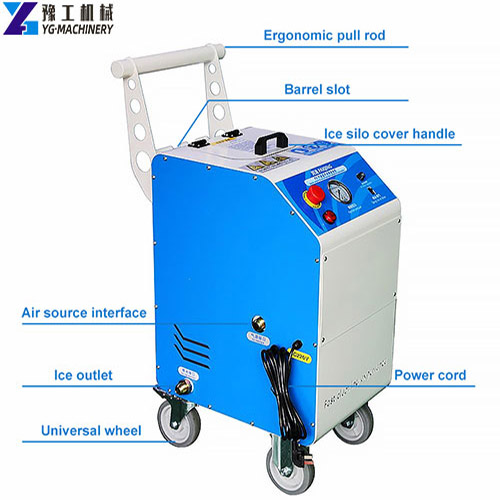 portable dry ice cleaning machine