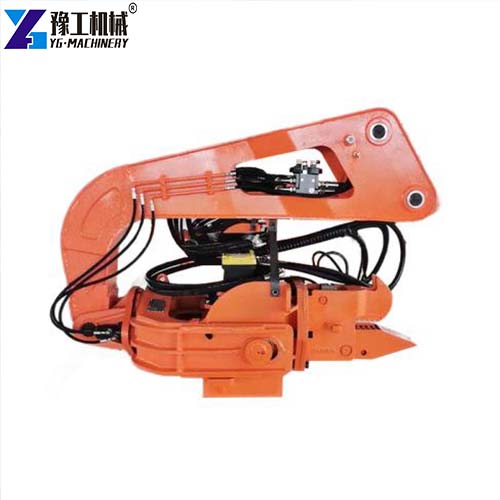 sheet pile driver for excavator