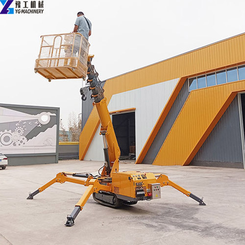small tracked crane