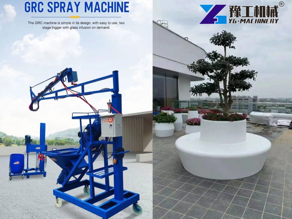 automated grc panel spraying