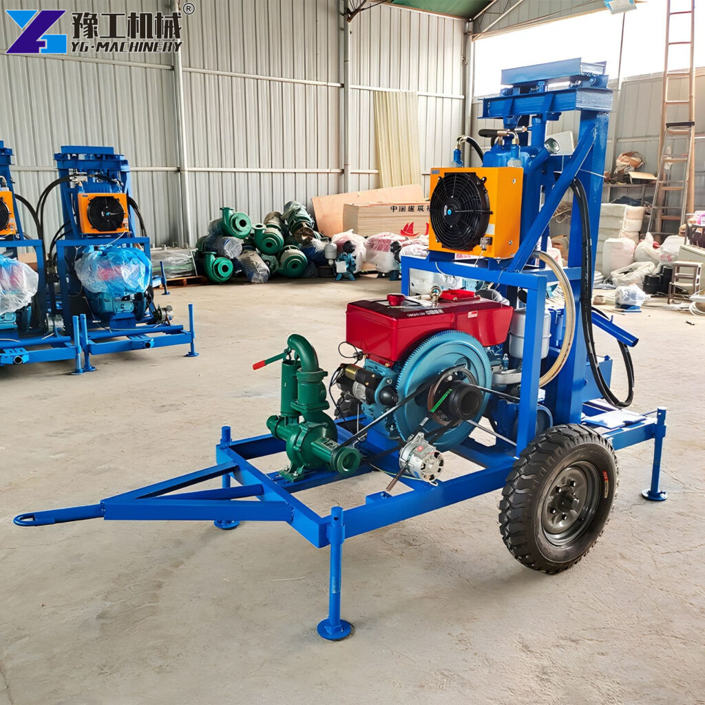 compact borewell drilling machine