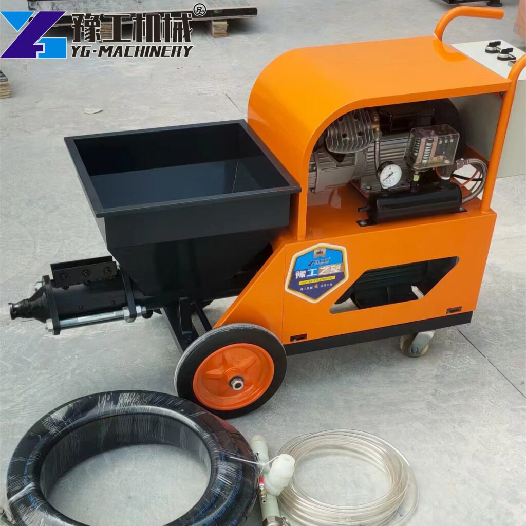 compact plaster spray machine
