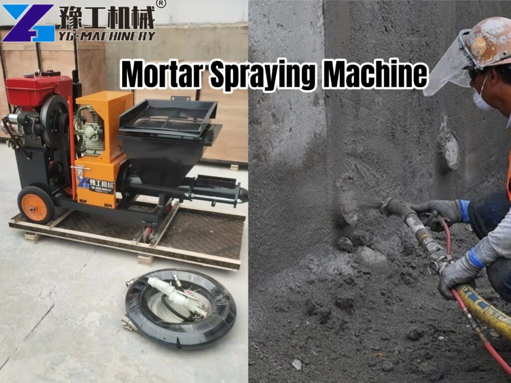 construction cement plaster spray unit