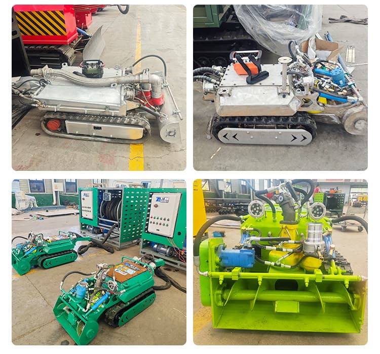 crawler type drain robot