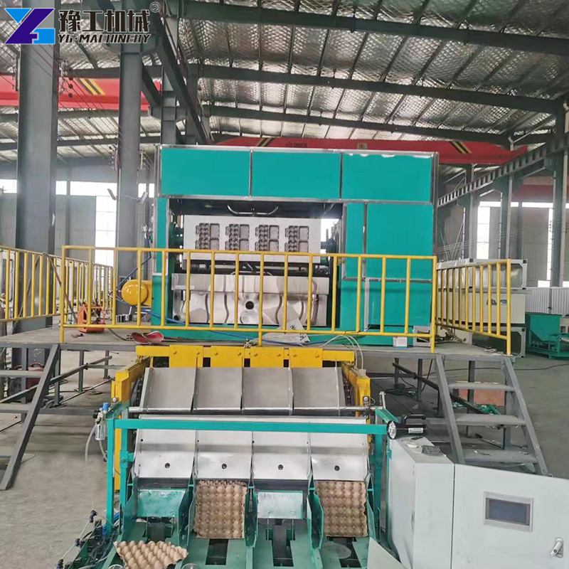 egg carton making machine view