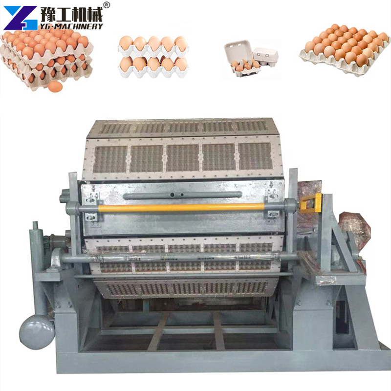 egg tray packing machine view