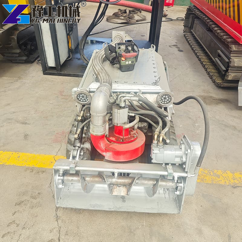 hydraulic tracked dredging robot