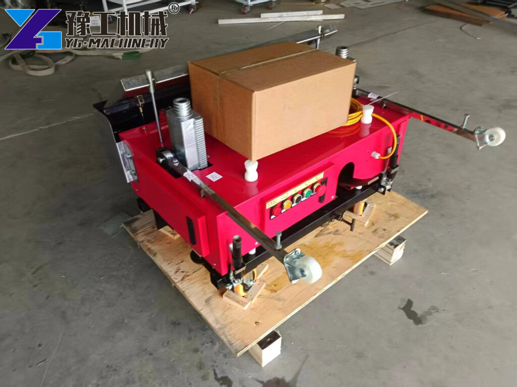 outdoor cement plaster machine