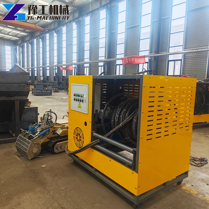 pipeline cleaning robot view