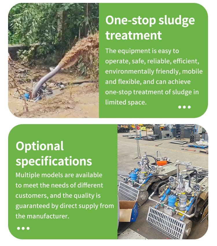 pipeline dredging robot pump system