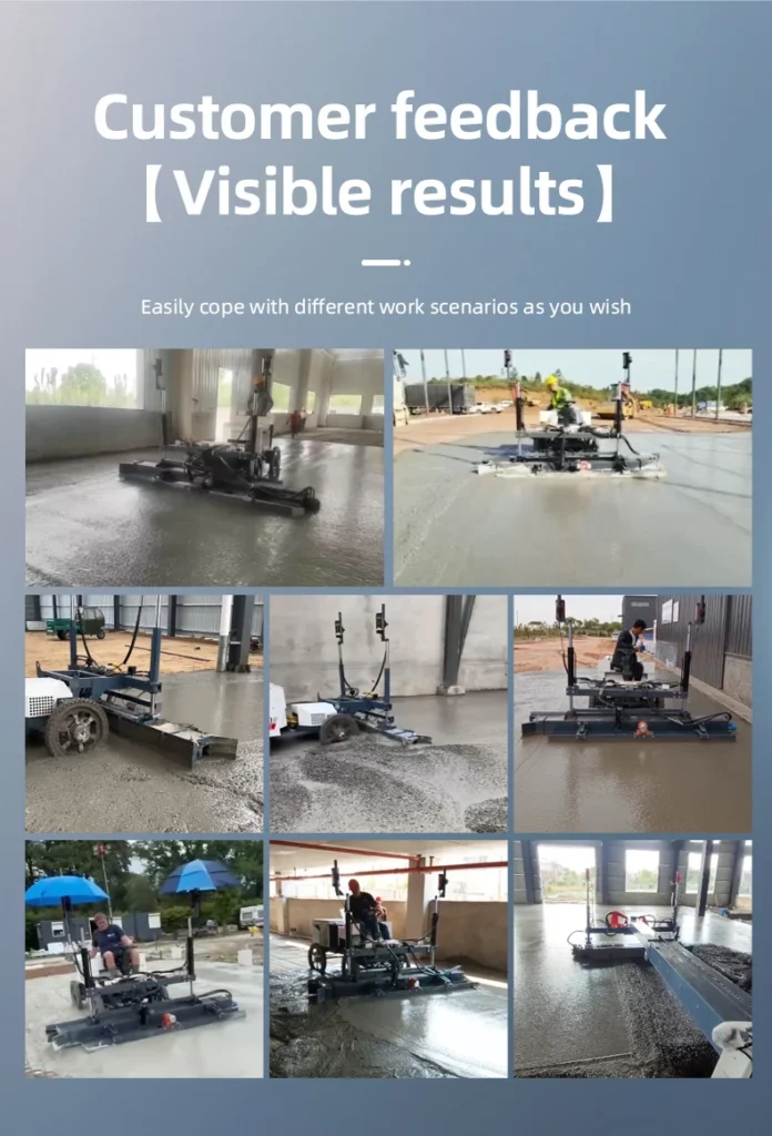telescopic arm laser screed