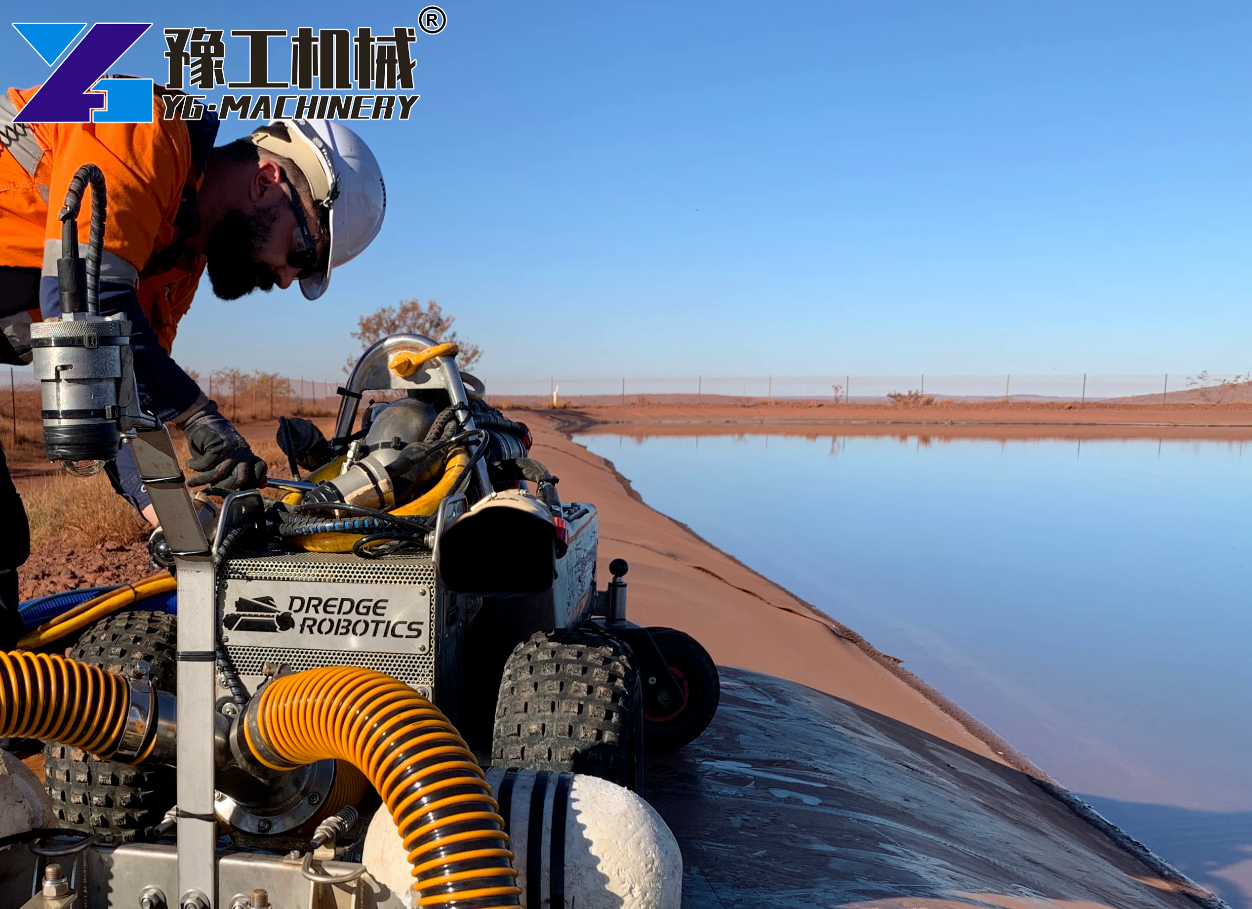 underwater dredging robot application
