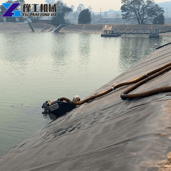 underwater dredging robot pump system