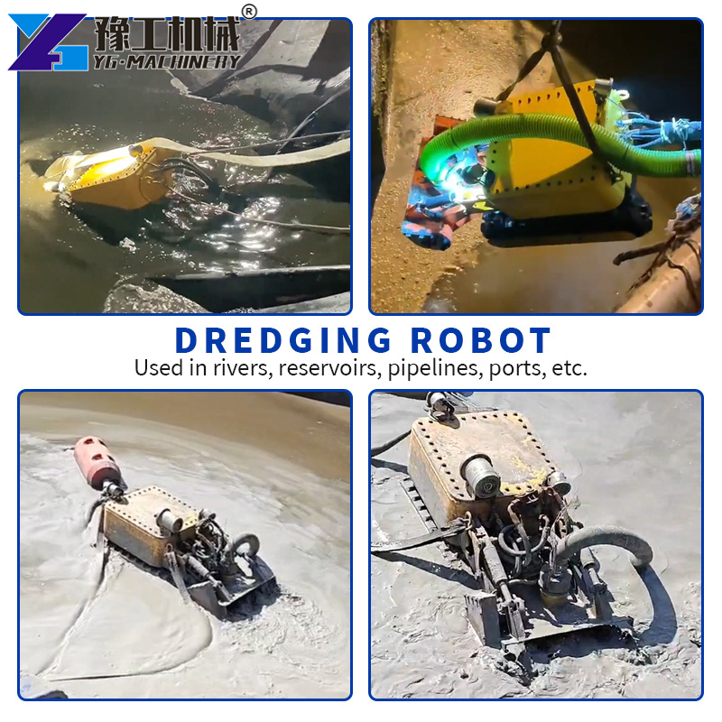 underwater dredging robot system