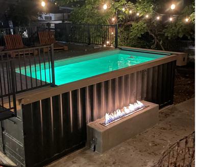 40ft container swimming pool