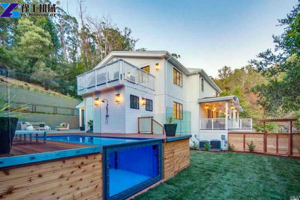 above ground container pool