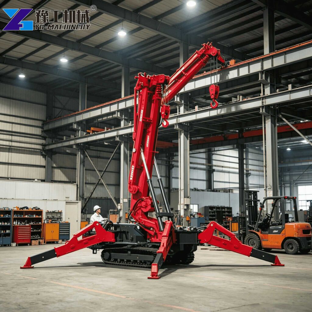 compact mini crane for indoor lifting