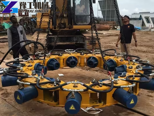 concrete pile cutting machine