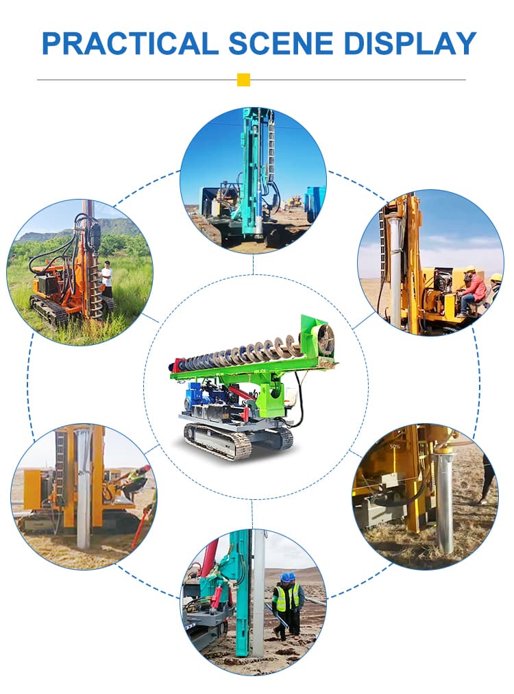 construction pile driving rig
