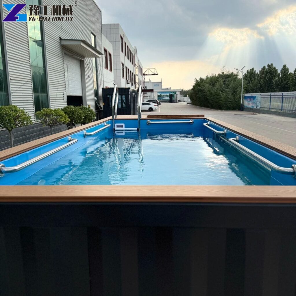 container pool installation