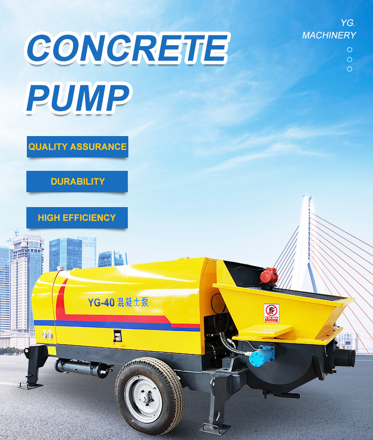 electric/dieselconcrete pump machine
