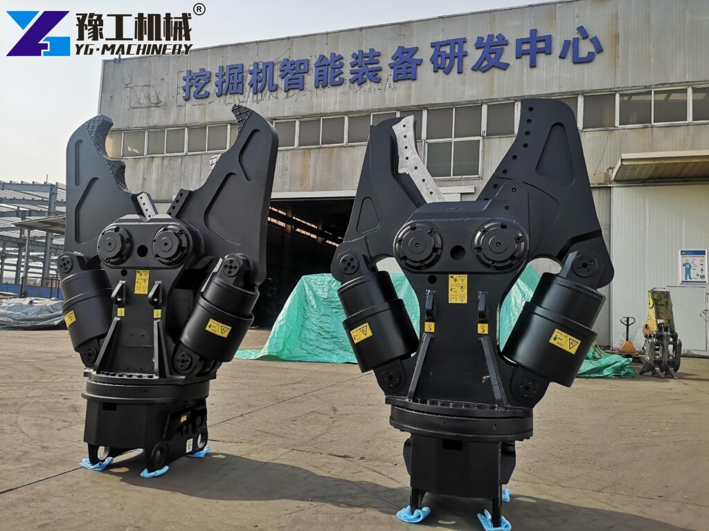 excavator demolition shears