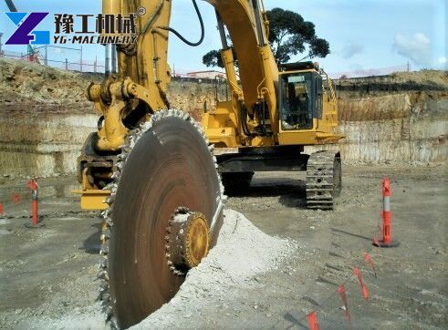 Excavator Rock Saw Attachment excavator rock saw attachment