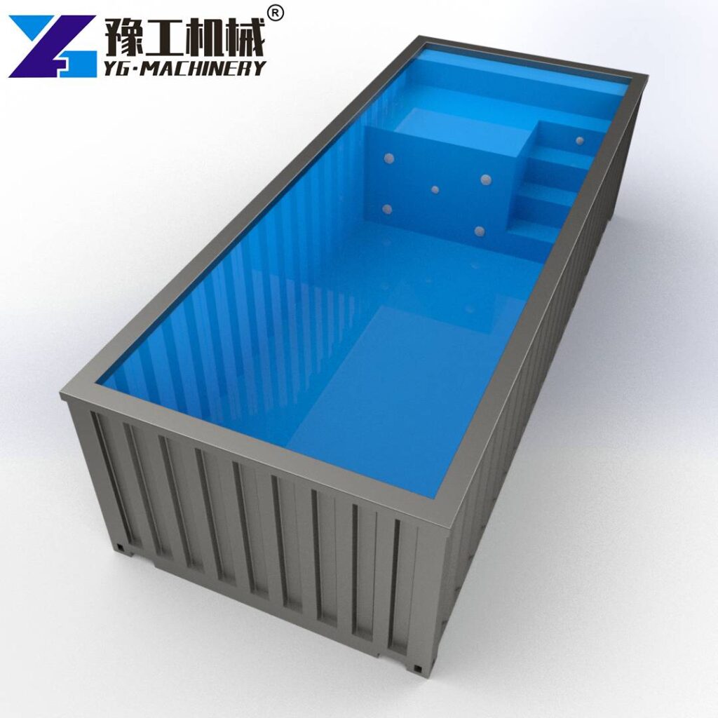flexibly designed modular container pool