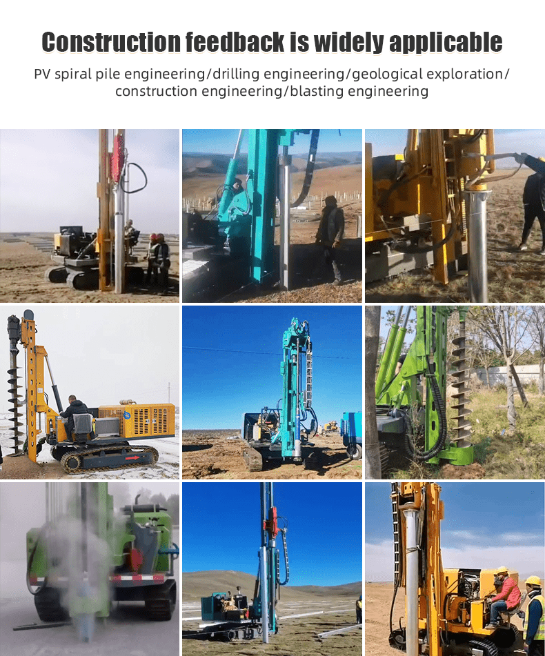 ground solar piling tool