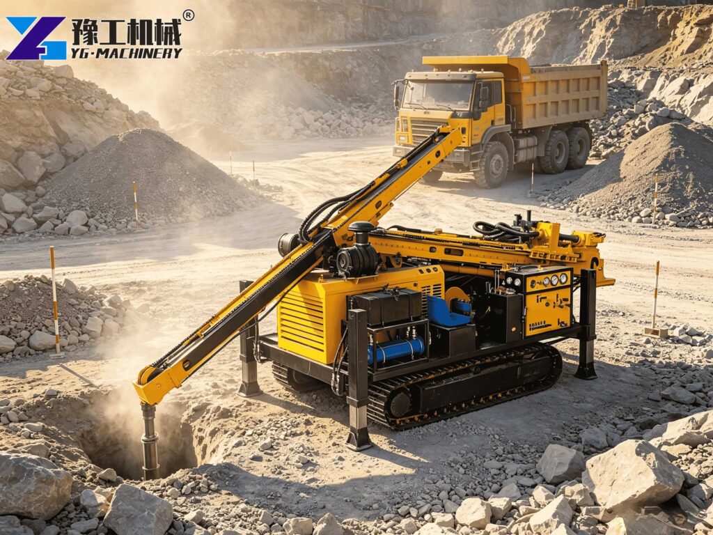 hydraulic crawler core drilling rig