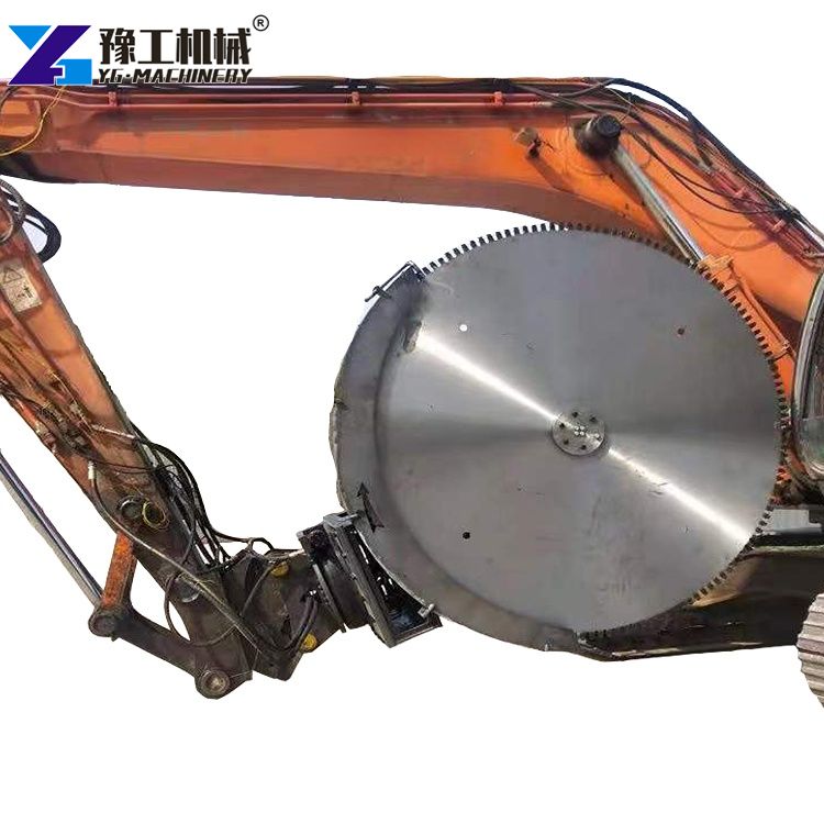 hydraulic rock cutting attachment