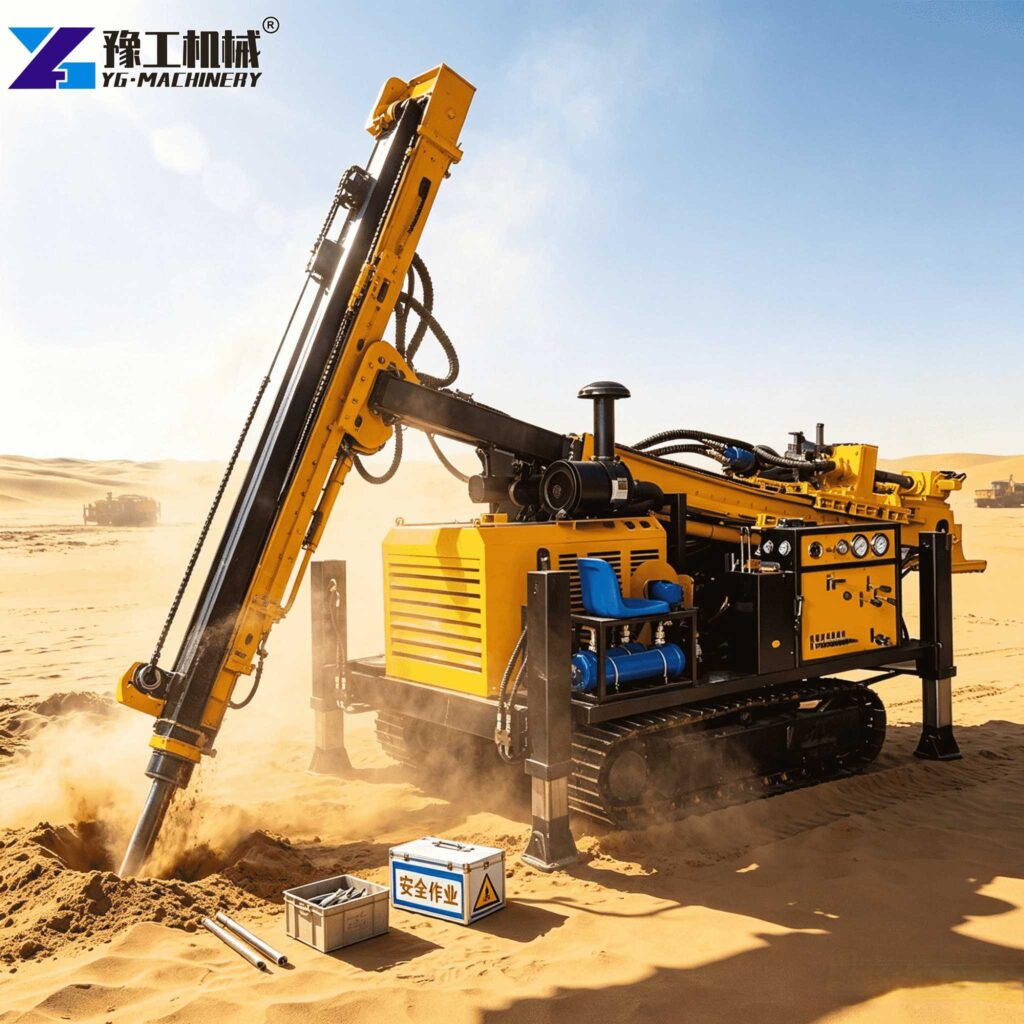 mineral exploration drill site