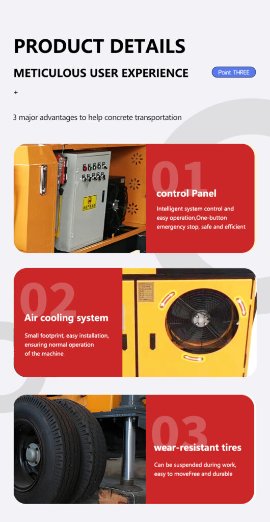 portable concrete pump details