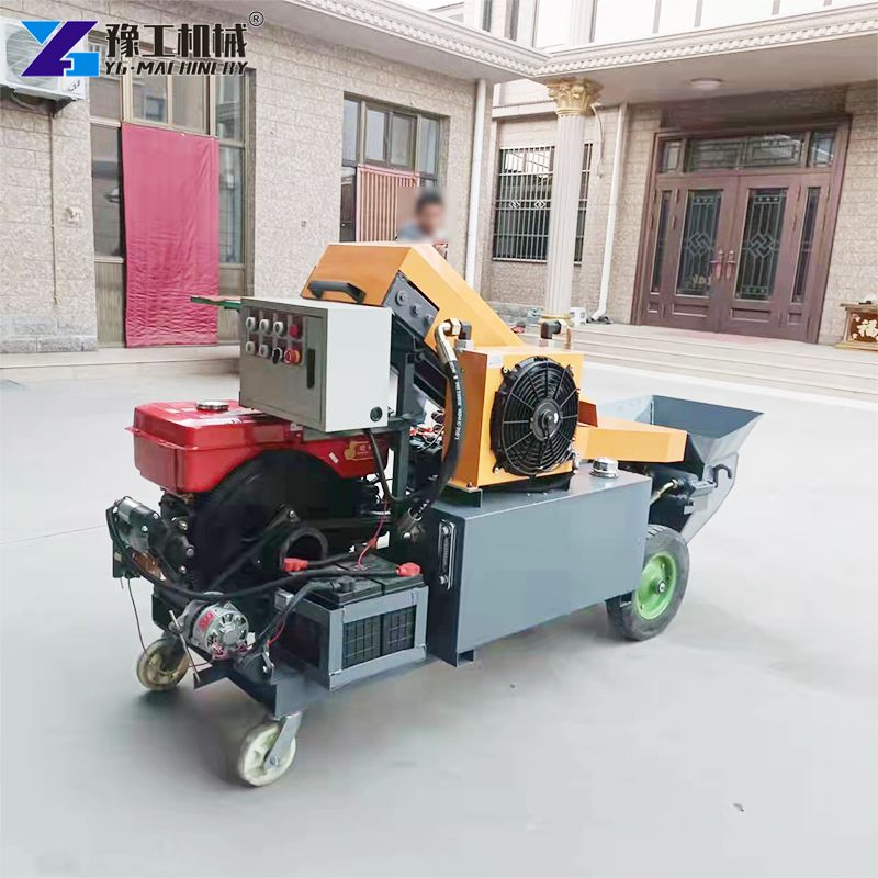 portable concrete pump unit