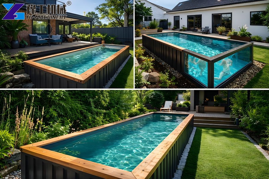 portable container pool for sale