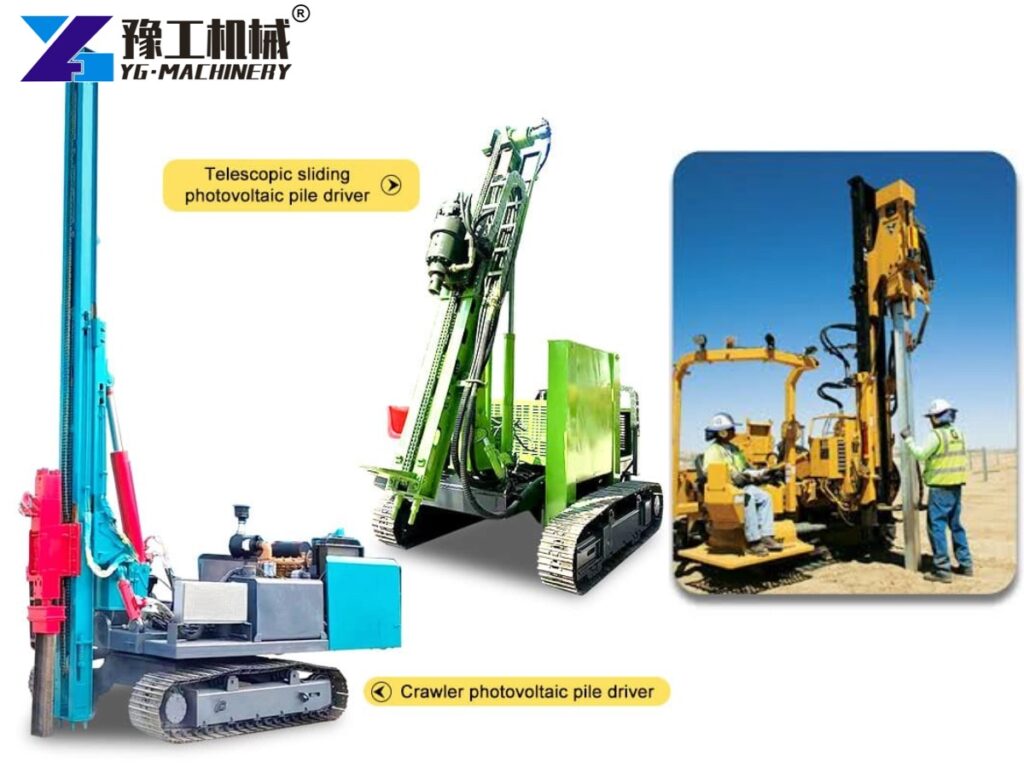 pv pile driver equipment