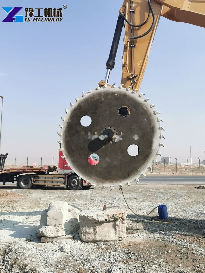 rock cutting saw attachment