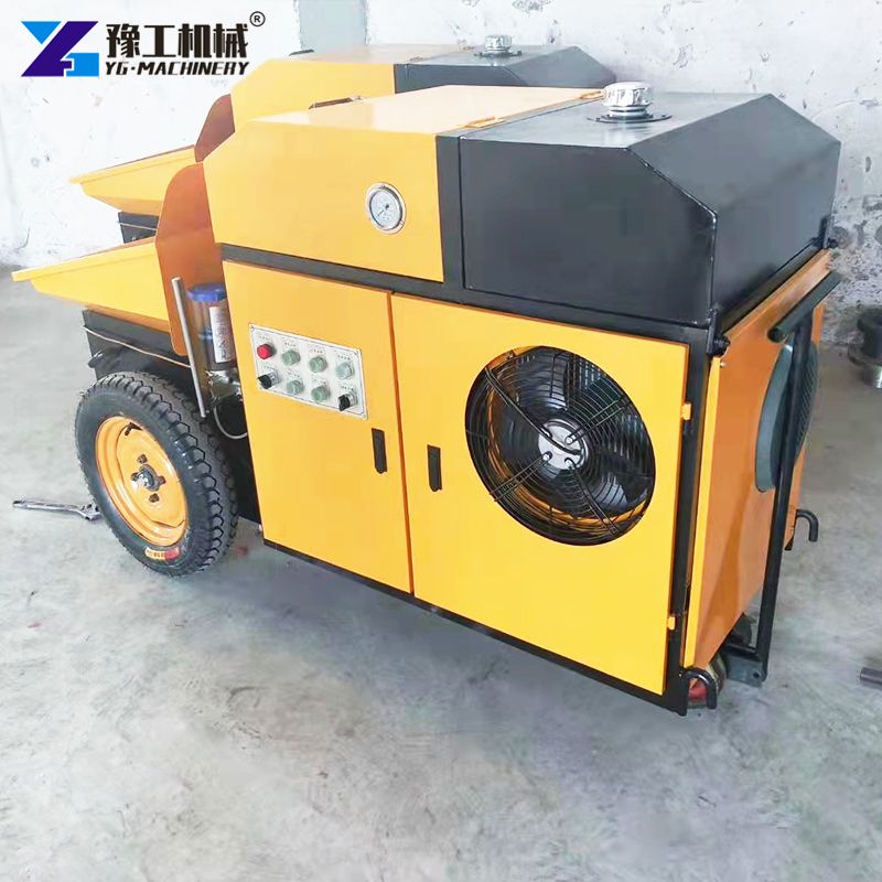 small concrete pump machine