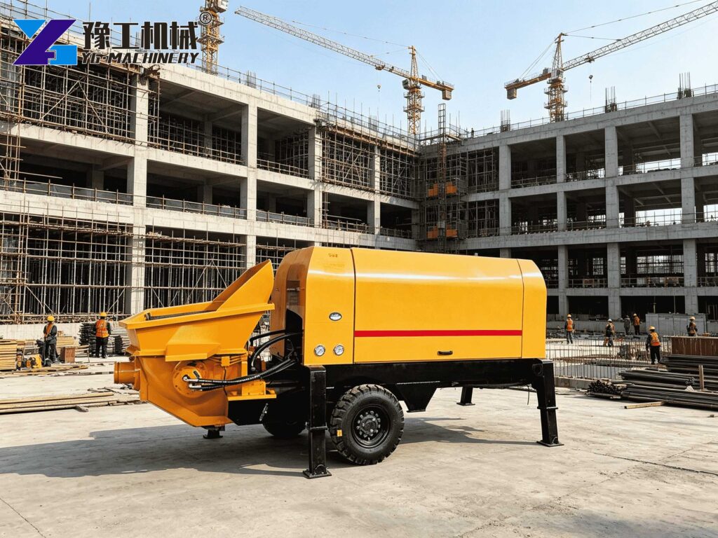 small pump machine for construction