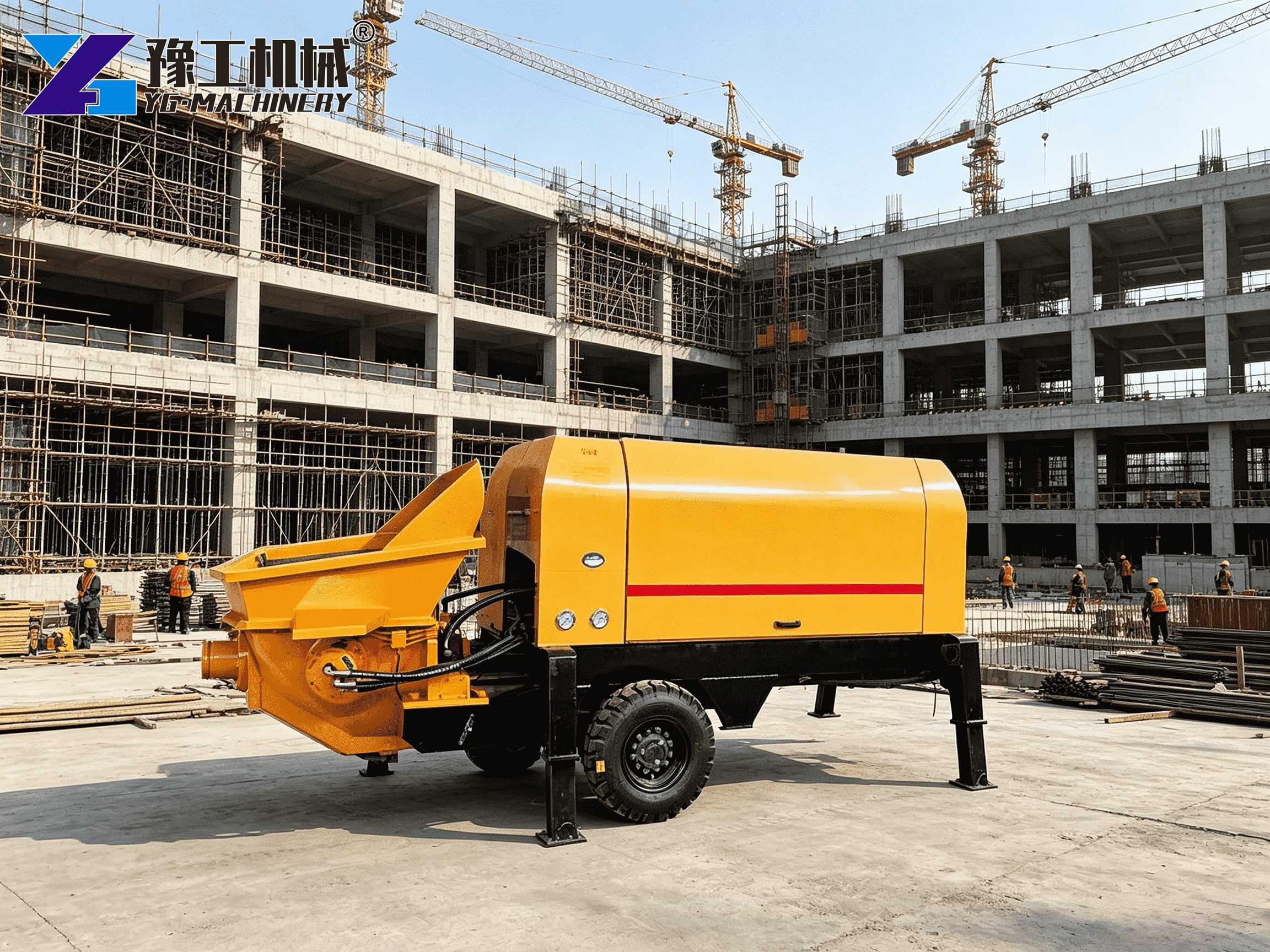 small pump machine for construction