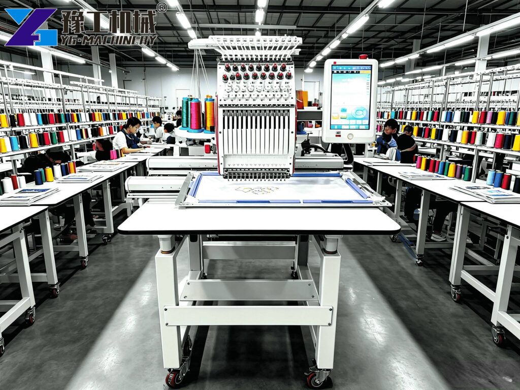 smart control embroidery machine