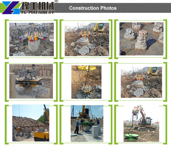 concrete pile breaker applications